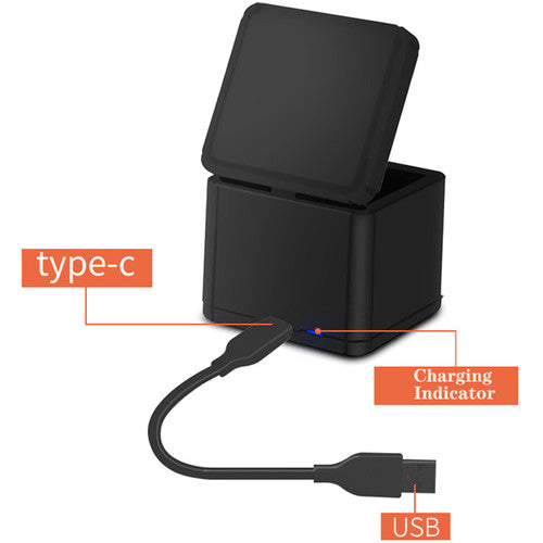 DigitalFoto Solution Limited Tri Charger Box for Osmo Action Batteries