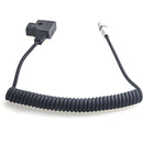 DigitalFoto Solution Limited Coiled D-Tap to 2-Pin Power Cable for BMPCC 4K