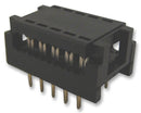 MULTICOMP 4404A-10 Wire-To-Board Connector, Dual in Line, 2.54 mm, 10 Contacts, Plug, 4404A Series, IDC / IDT, 2 Rows