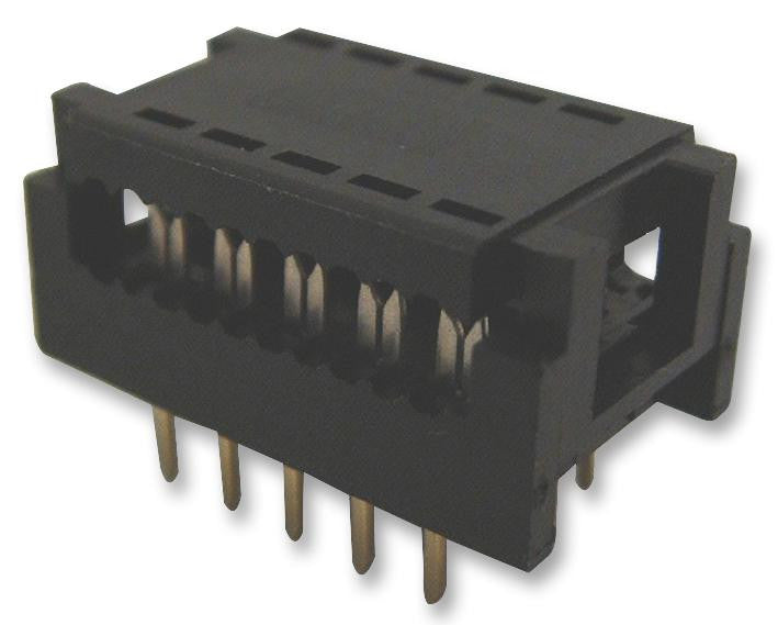 MULTICOMP 4404A-10 Wire-To-Board Connector, Dual in Line, 2.54 mm, 10 Contacts, Plug, 4404A Series, IDC / IDT, 2 Rows