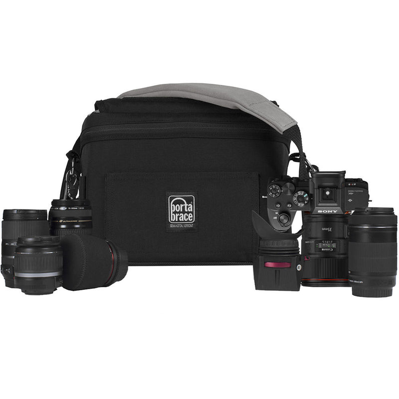 Porta Brace Messenger-Style Bag for Sony a7R (Black)