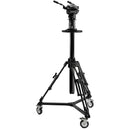 Acebil PD3800 Pedestal with Carrying Case + Dolly D5 + CH8 Head with Dual Pan Bars