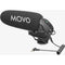 Movo Photo On-Camera Shotgun Microphone With Superior Noise-Reduction Suspension Mount