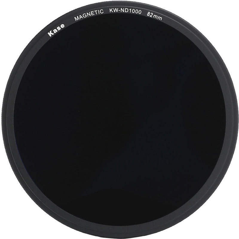 Kase Wolverine Magnetic ND1000 Solid Neutral Density 3.0 Filter with 82mm Lens Adapter Ring (10-Stop)