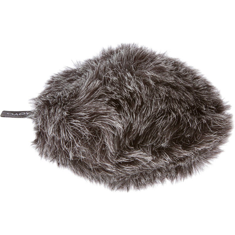 Movo Photo Furry Outdoor Microphone Windscreen Muff For Portable Digital Recorders (Dark Gray)