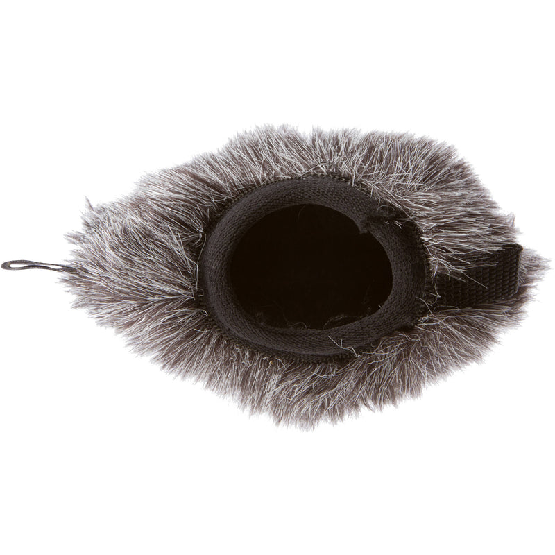 Movo Photo Furry Outdoor Microphone Windscreen Muff For Portable Digital Recorders (Dark Gray)