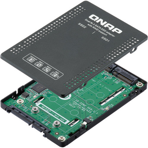 QNAP 2.5" SATA to Dual M.2 2280 SATA Drive Adapter