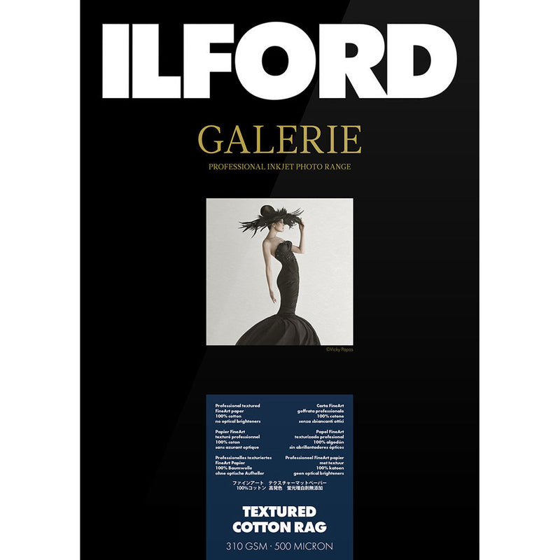 Ilford GALERIE Prestige Textured Cotton Rag Paper (5 x 7", 50 Sheets)