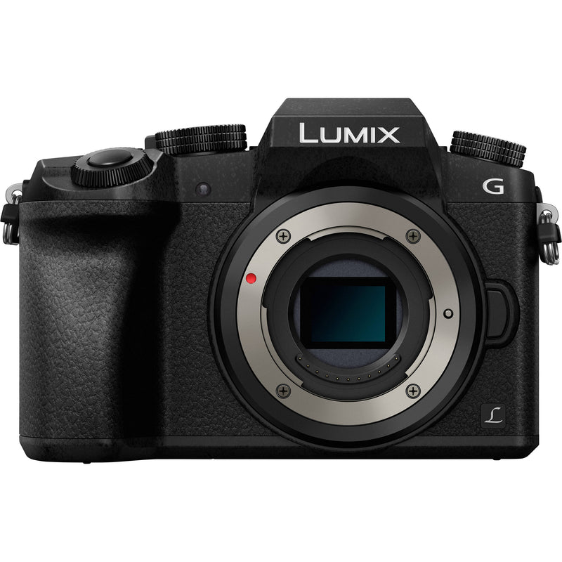 Panasonic Lumix DMC-G7 Mirrorless Micro Four Thirds Digital Camera with 14-42mm and 45-150mm Lenses (Black)