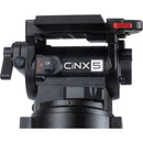 Miller CiNX 5 & HD 100 2-Stage Carbon Fiber Tripod System with Mid-Spreader