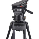 Miller CiNX 7 HDC MB 1-Stage Alloy Tripod System with Mid-Level Spreader, Pan Handle & Smartcase