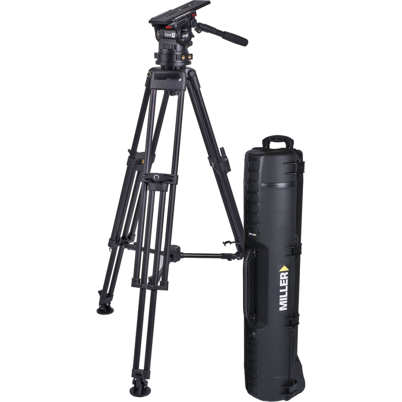 Miller CiNX 7 & HDC 100 1-Stage Tripod System with Ground Spreader