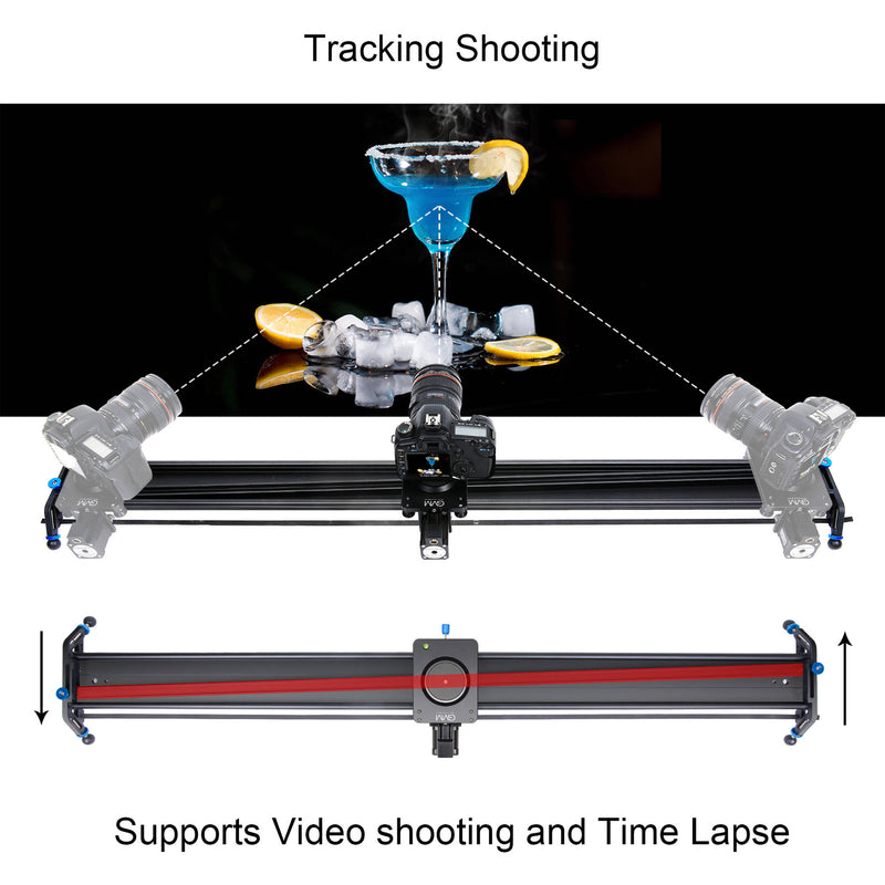 GVM Professional Video Aluminum Alloy Motorized Camera Slider (48")