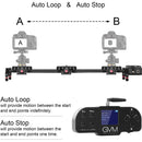 GVM Wireless Professional Video Carbon Fiber Motorized Camera Slider (31") with Bluetooth Remote and Mobile App Control