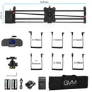 GVM Wireless Professional Video Carbon Fiber Motorized Camera Slider (31") with Bluetooth Remote and Mobile App Control