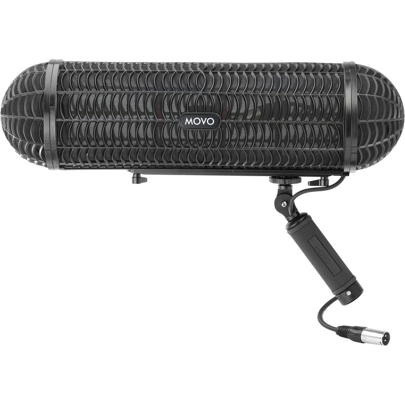 Movo Photo Blimp Wind Vibration Protection System For Shotgun Microphones