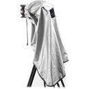 Movo Photo Extra-Long Waterproof Rain Coat for DSLR, Lens & Tripod (Metallic Gray)