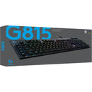 Logitech G815 LIGHTSYNC RGB Mechanical Gaming Keyboard (GL Clicky)