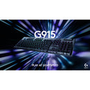 Logitech G915 LIGHTSPEED Wireless RGB Mechanical Gaming Keyboard (GL Tactile)