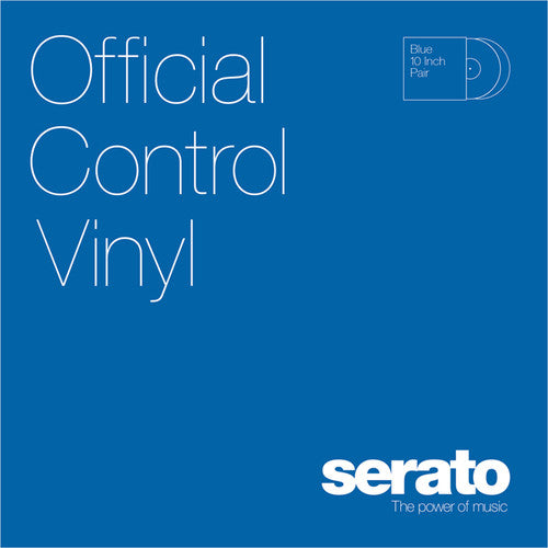 Serato 10" Serato Control Vinyl - Standard Colors - (Blue) (Pair)