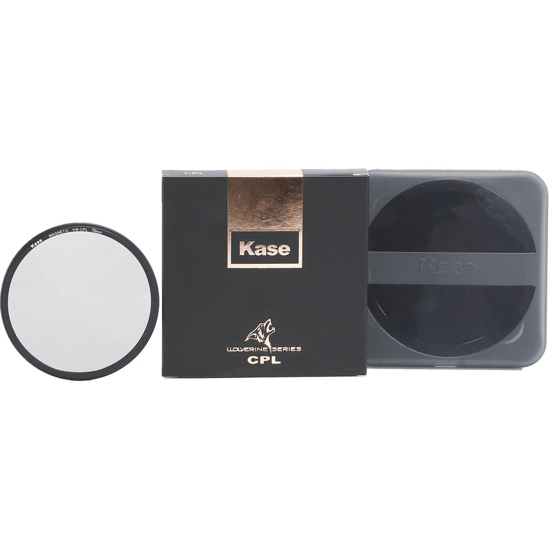 Kase Wolverine Magnetic Circular Polarizer Filter with 72mm Lens Adapter Ring