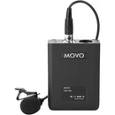 Movo Photo LV22OD Omnidirectional Lavalier Microphone with Bodypack Power Module and XLR Connector