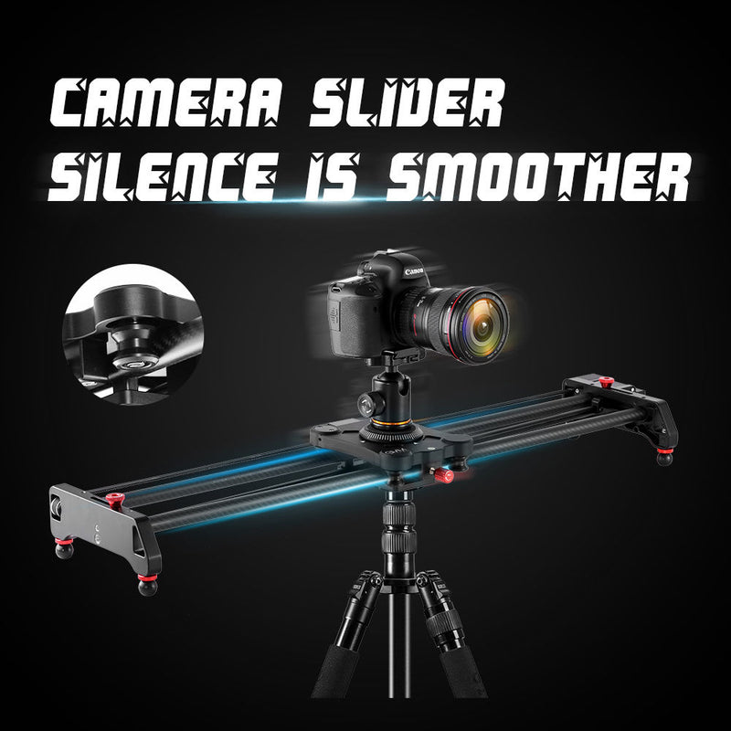 GVM Professional Video Carbon Fiber Motorized Camera Slider (32")