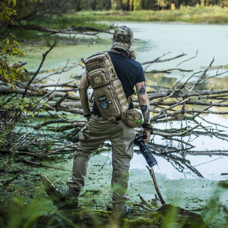 Hazard 4 Photo-Recon Evac Series Tactical Optics Sling-Pack (Black)