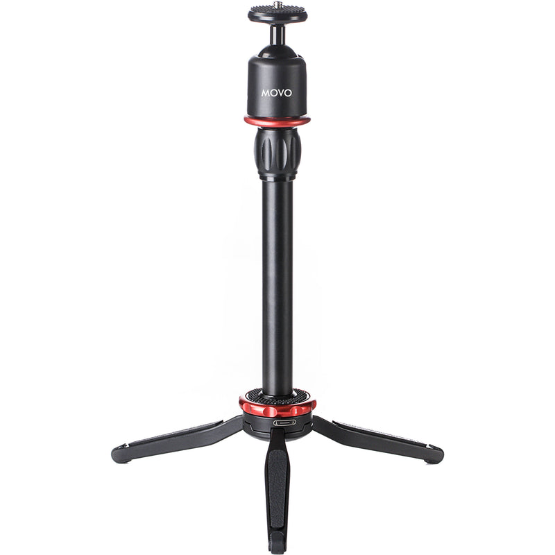 Movo Photo Universal Mini Camera Tripod With Extendable Pole