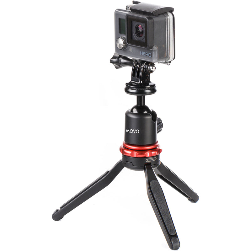 Movo Photo Universal Mini Camera Tripod With Extendable Pole