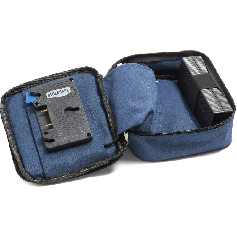 BLUESHAPE 4.5A Single Gold Mount Battery Charger with Travel Case