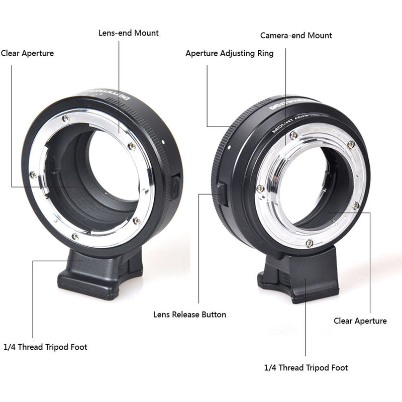 Commlite Lens Mount Adapter for Nikon F-Mount, G-Type Lens to Micro Four Thirds Camera