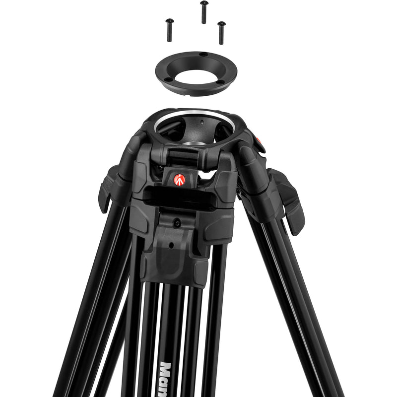 Manfrotto 509HD VIDEO HEAD w/ALUM FAST TRIPOD