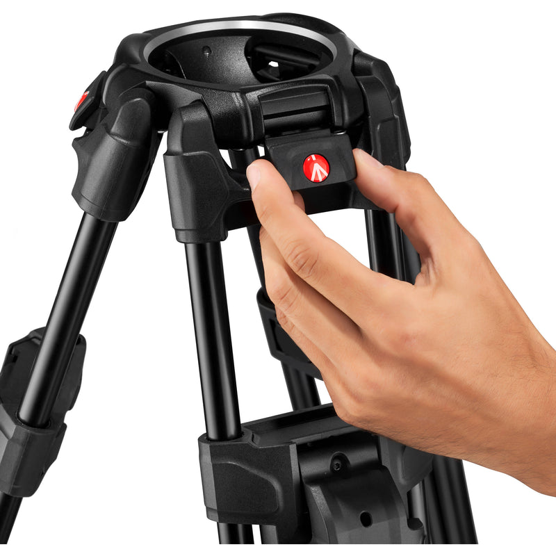 Manfrotto 509HD VIDEO HEAD w/ALUM FAST TRIPOD