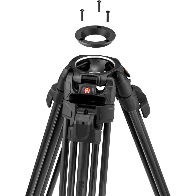 Manfrotto 509HD VID HEAD w/CF FAST TWIN LEG TP