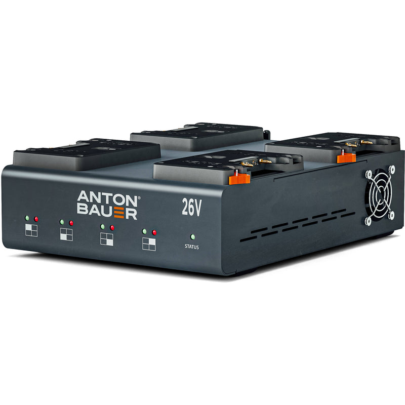 Anton/Bauer Dionic 26V LP4 Quad Gold Mount Plus Charger