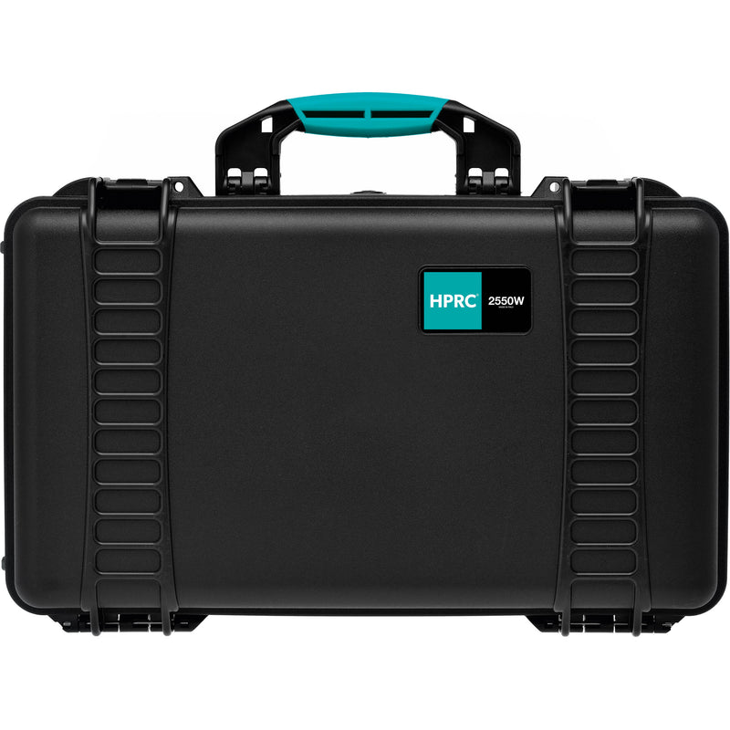 HPRC 2550BAG HPRC Wheeled Hard Case with Bag and Dividers (Black with Blue Handle)