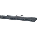 Lowell Manufacturing Rackmount Panel with Blower Fans, 19" x 1U, 4 Fans (3.5") with Guards, 90CFM Total