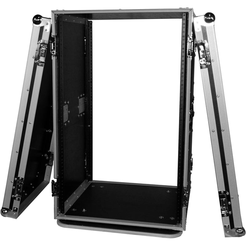 ProX T-18RSS Amp Rack ATA Flight Case (19" Depth, 18 RU, with Casters)