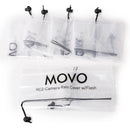 Movo Photo RC1 Clear Rain Cover for DSLR Plus 18" Lens(5-Pack)