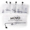 Movo Photo RC1 Clear Rain Cover for DSLR Plus 18" Lens(5-Pack)