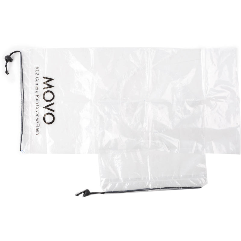 Movo Photo RC1 Clear Rain Cover for DSLR Plus 18" Lens(5-Pack)