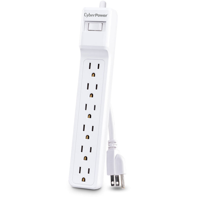 CyberPower B602RC1 6-Outlet Essential Surge Protector (White)