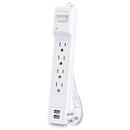 CyberPower P604URC1 6-Outlet Home Office Surge Protector (Black)