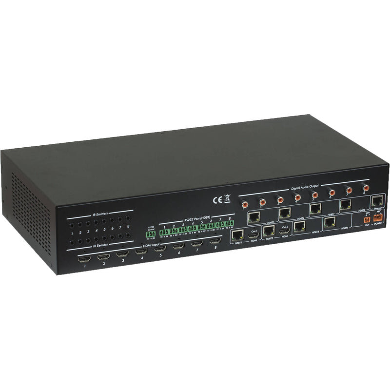 MuxLab HDMI 8x8 Matrix Switcher Kit with United States Power Cord