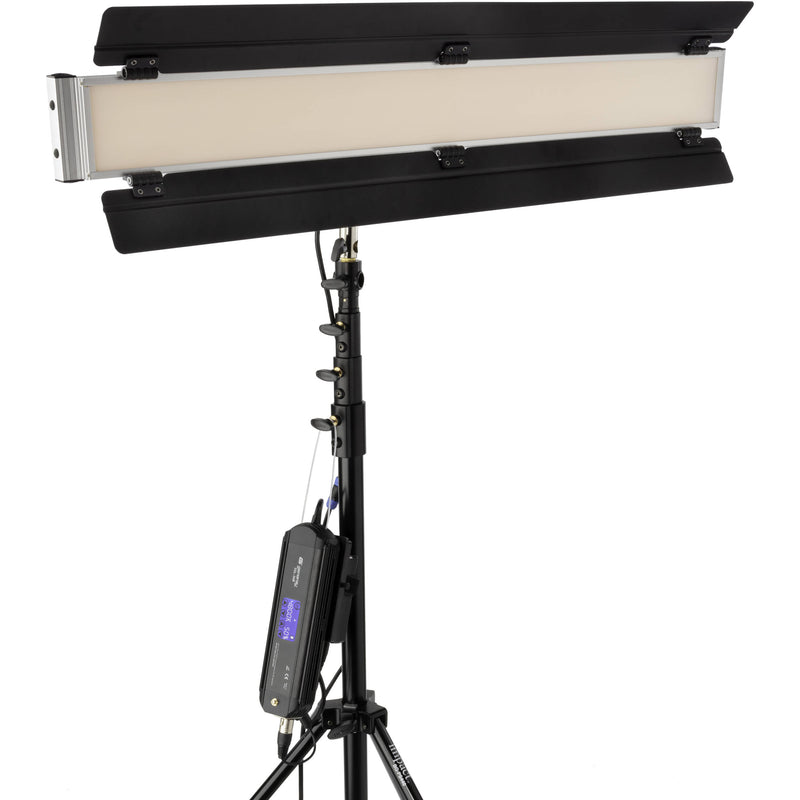 Genaray Clamshell Lighting 36" Soft Strip 4-Light Standard Kit with Stands