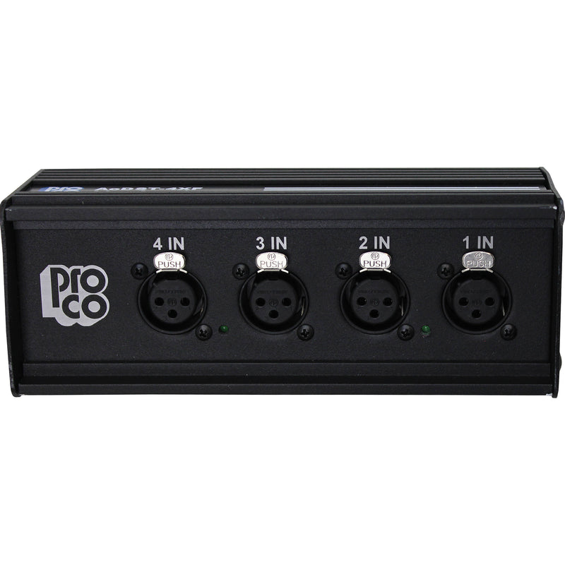 Pro Co Sound Dante 4-Channel Input Drop Box