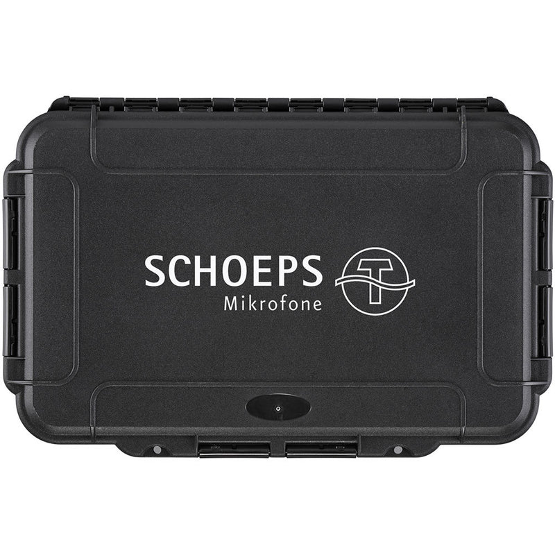 Schoeps IP67 Moulded Plastic Travel Case for 4-CMC/MK or MiniCMIT Microphones and Accessories