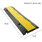 Pyle Pro Heavy-Duty Flip-Open Cable Protector Ramp (13.6 x 35.4")