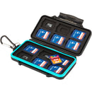 Ruggard Leda Memory Card Case for 12 SD & 12 microSD Cards (Black)